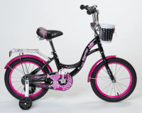 Велосипед 18" ZIGZAG GIRL черный/малиновый