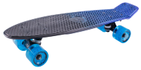 Скейтборд пластиковый Metallic 22 blue