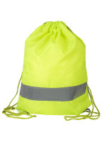 Светоотражающий мешок для обуви, 420*350мм, лайм