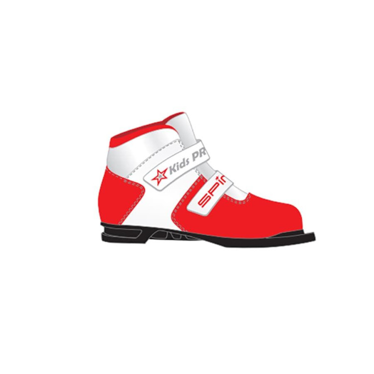 Ботинки лыжные 75 мм SPINE Kids Pro 399/9 RED 34р.