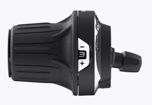 Шифтер Shimano Tourney, RV200-L, лев, 3ск(sis), тр. 1800мм, без уп.