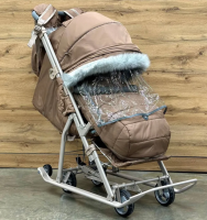 Санки-коляска детские NIKA Ника Детям НД7-5SК/6 БЕЖЕВЫЙ Санки-коляска детские NIKA Ника Детям НД7-5SК/6 БЕЖЕВЫЙ