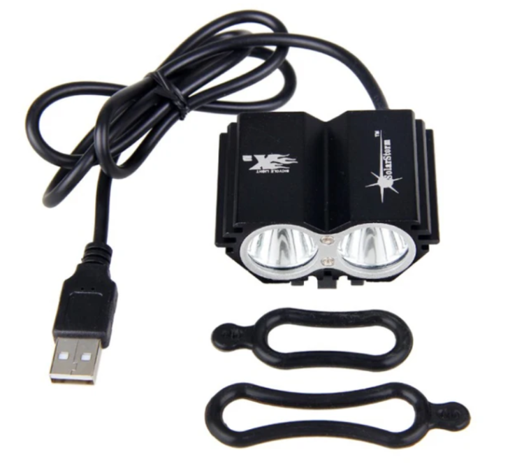 Фонарь передний SolarStorm 8000LM USB