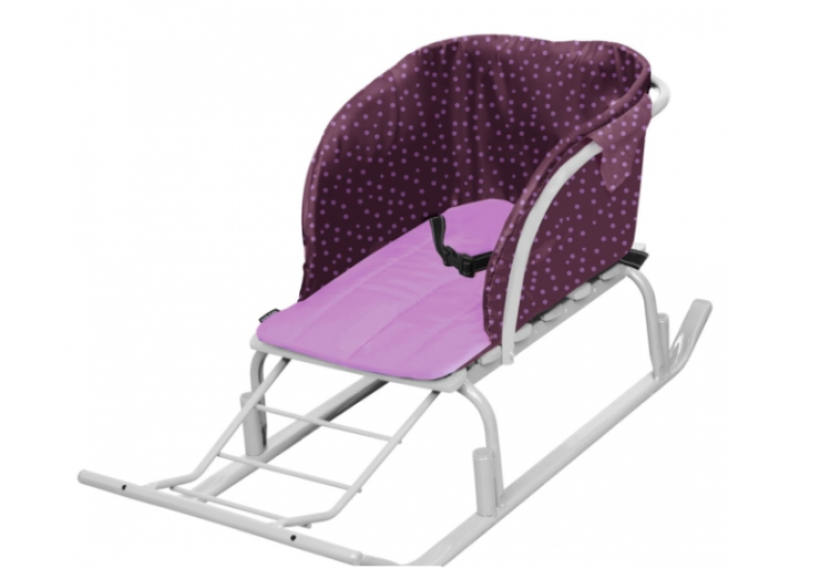 2025-10-21_15-04-28 Матрасик для санок NIKA СС2-1 водооттал. без чехла для ног ГОРОШЕК ФИОЛЕТОВЫЙ