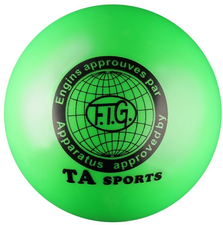 Мяч для х/г TA sport RGB-101 15 см, зеленый
