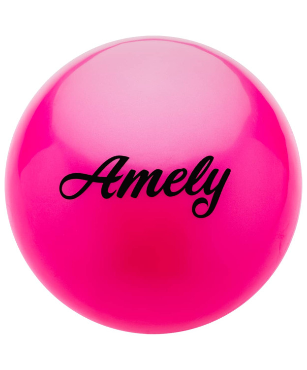 Мяч для х/г Amely AGB-101 19 см, розовый