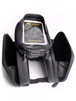 Сумка велосипедная на раму 220*115*115, жесткий корпус, водонепрониц. материал, солнцезащитн. панель