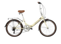 24" AURORA,складной бежевый, Shimano 6 speed, TY21/TS38