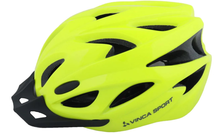 Шлем детский IN-MOLD с регулировкой,  размер M(54-57см), лайм, инд.уп.Vinca Sport
