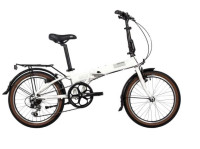 20" VORTEX белый, складной алюм. Shimano 6 speed, стальная вилка, вынос, алюм.руль 20" VORTEX белый, складной алюм. Shimano 6 speed, стальная вилка, вынос, алюм.руль