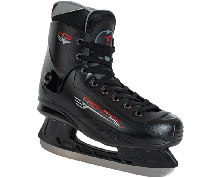 Коньки хоккейные Rental H3  черный / black; 46