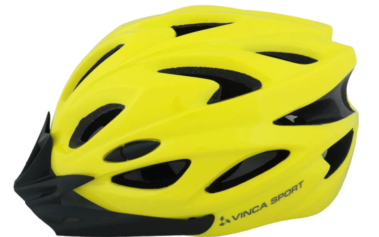 Шлем взрослый IN-MOLD, размер M(54-57), желтый