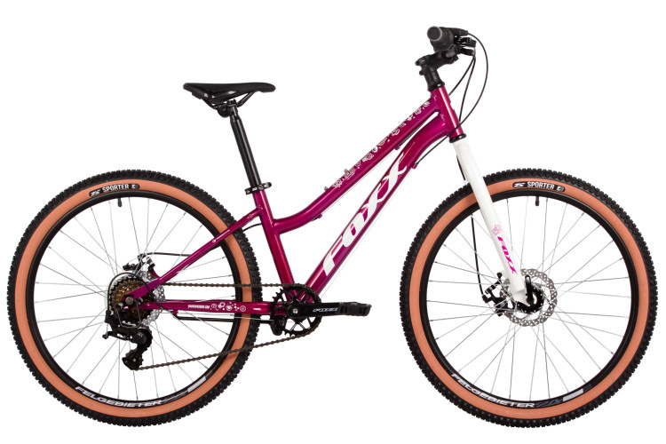 FOXX 24" LATINA JR розовый, сталь, размер 12"