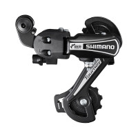 Перек-ль задний Shimano Tourney, TY21-B, GS, 6ск. крепление на болт, цв. черн., без уп.