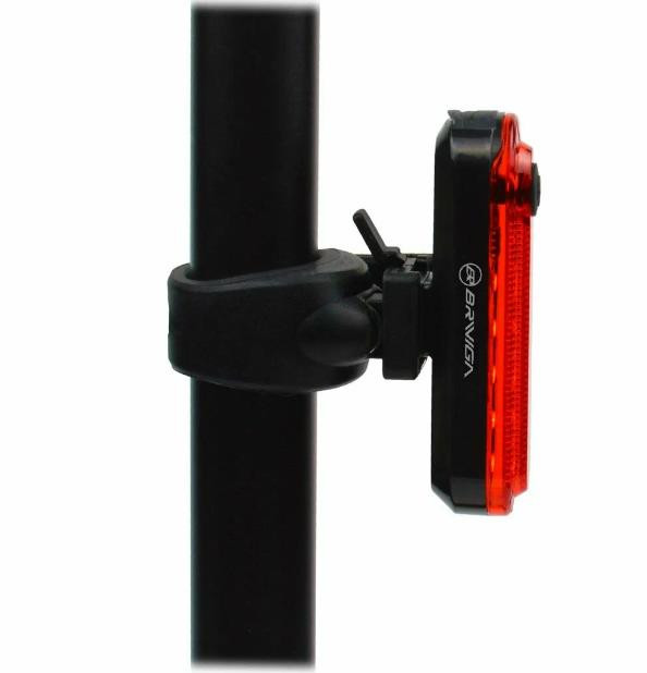 Велофонарь задний Briviga USB 10. 5 SMD диодов, яркость до 10 лм. Встроенный аккумулятор 200 мАч.