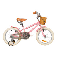 14" ADELE, сталь, розовый, полная защита цепи, ручной передний и задний тормоз, , шт, 10%