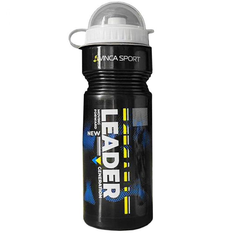 Фляга велосипедная с защитой от пыли 750мл, "Leader black, инд.уп. Vinca sport