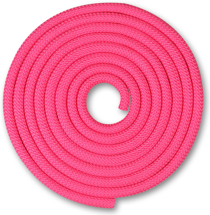 Скакалка гимн.2,5м (верев.) Утяжеленная 150г INDIGO Розовый