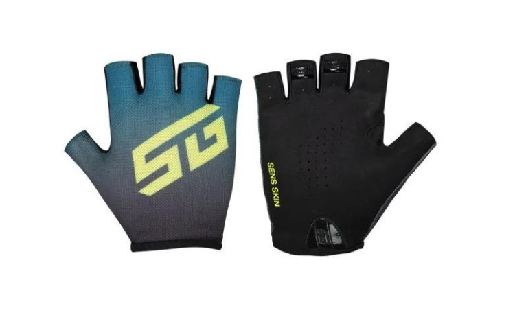 Перчатки полноразмерные STG Sens Skin, размер L, черный с синим