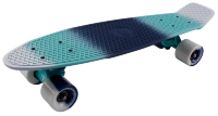 Скейтборд пластиковый Multicolor 22 blue/sea blue  TSL-401M