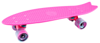 Скейтборд пластиковый Fishboard 23 pink