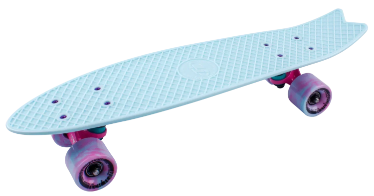 Скейтборд пластиковый Fishboard 23 sky blue  TLS-406
