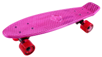 Скейтборд пластиковый Metallic 22 pink