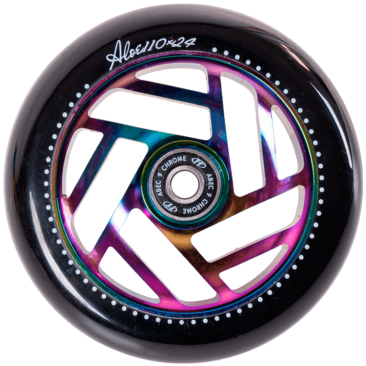 Колесо для самоката X-Treme 110*24 мм, Aloe, neochrome