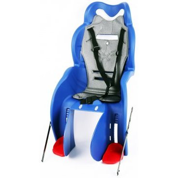 Кресло детское  на раму Sanbas синее с серой накладкой, 22кг, Италия (HTP)