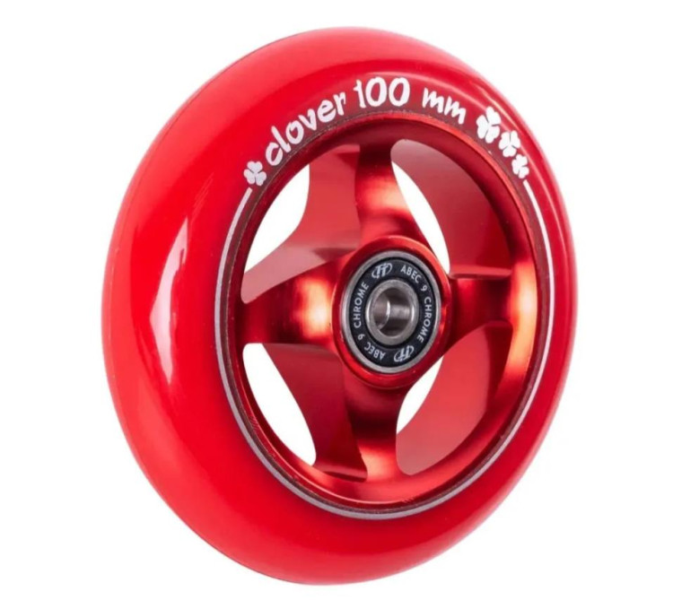 Колесо для самоката X-Treme 100*24мм Clover red