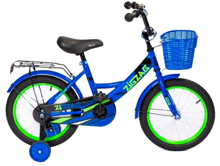 Велосипед 14" ZIGZAG CLASSIC синий