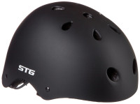 Шлем STG , модель MTV12, размер  L(58-61)cm черный, с фикс застежкой.
