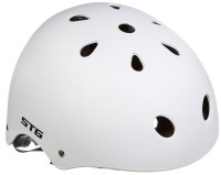 Шлем STG , модель MTV12, размер  S(53-55)cm белый, с фикс застежкой.