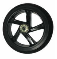 Колесо для самоката, полиуретан, ABEC 7, диам.145*30мм, черное