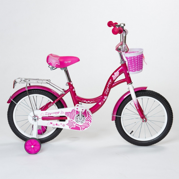 Велосипед 18" ZIGZAG GIRL малиновый