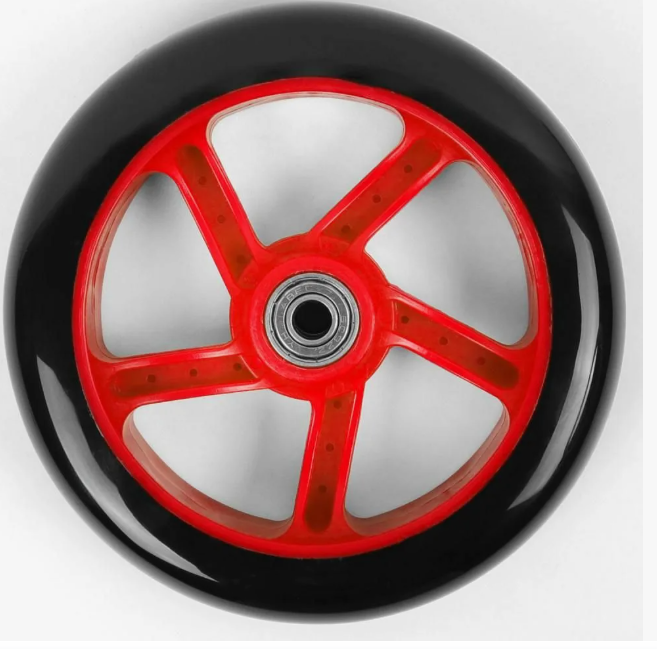 Колесо для самоката, полиуретан, ABEC 7, диам.145*30мм, красное
