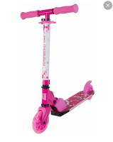 Самокат TECH TEAM 125 Rainbow pink/white